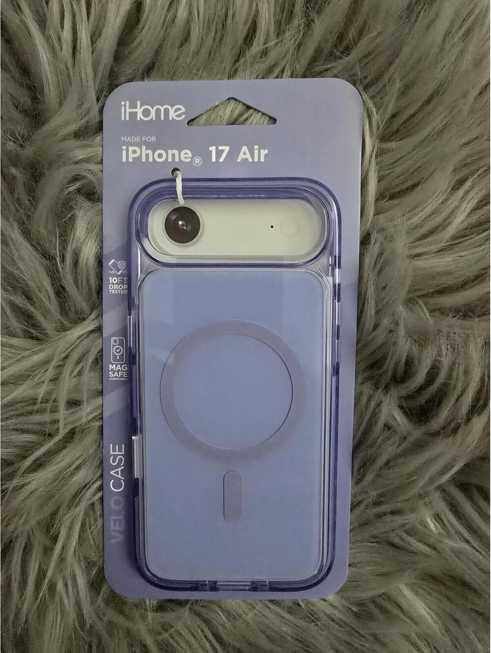 iHome Velo Case for iPhone 17 Air - MagSafe Compatible, Shock Absorbent